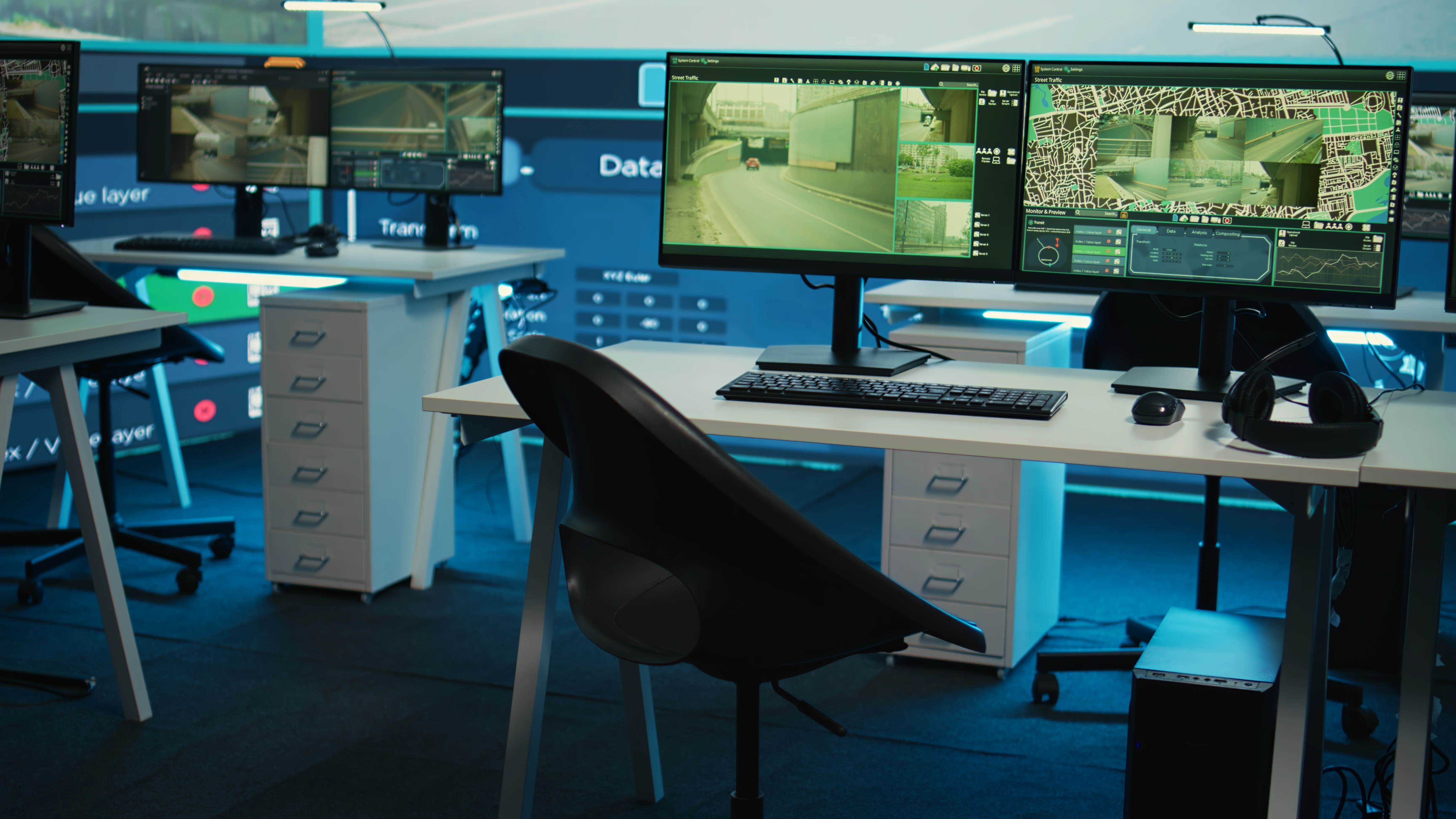 Multiple CCTV Cameras