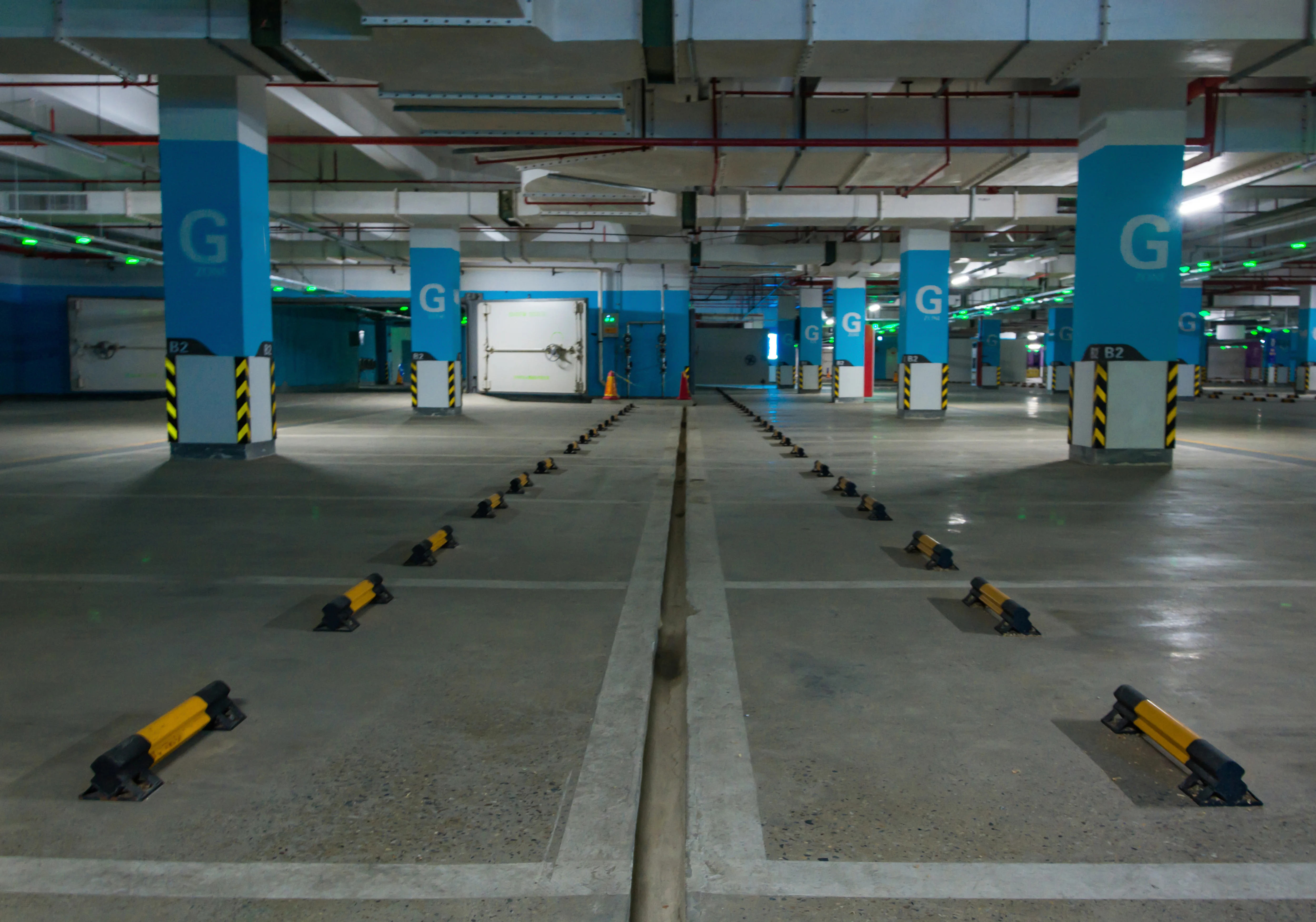 2-tier basement parking